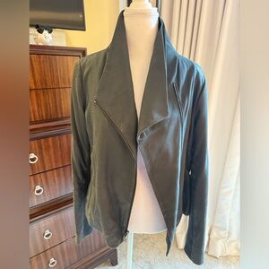 Vince Women's Dark Leather Jacket